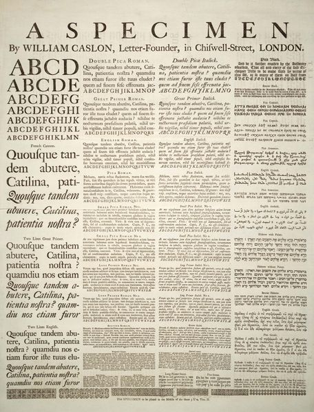 Caslon enlargement
