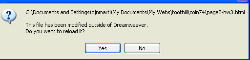 another warning message