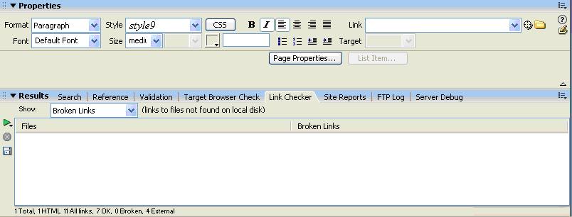 Complete  Broken Links Check