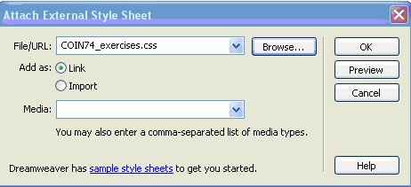 Attach External Styles