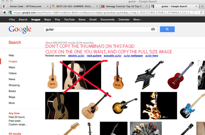 don't copy thumbnail from google images