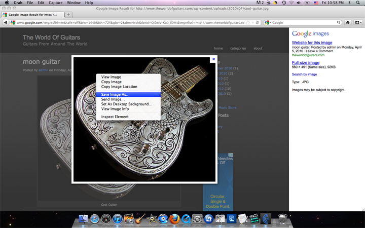 copy full sized image using file > save image as
