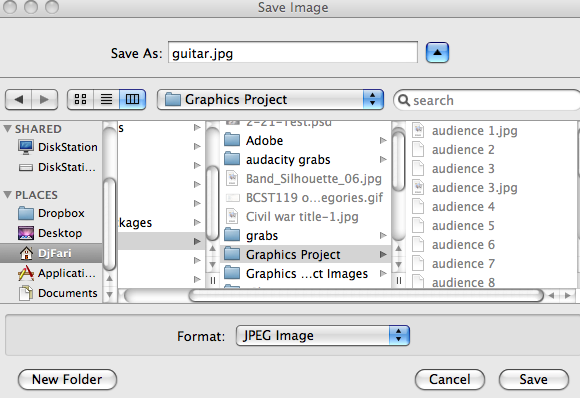 Change file name in the save image as dialog box 