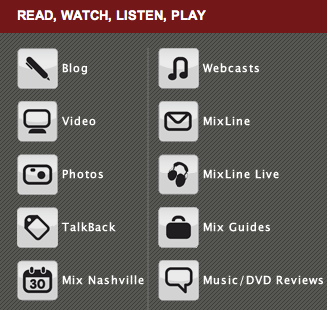 Mix Magazine online offering, broadband magazine technology