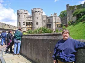 Martha, Joyce, and Bill at Windsor